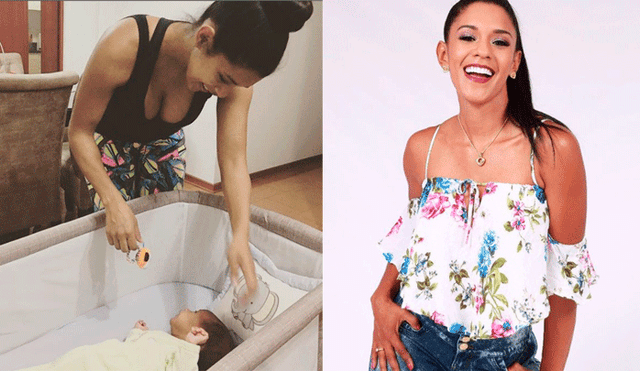 Rocío Miranda causa ternura en Instagram por escena junto a su bebé [FOTO]