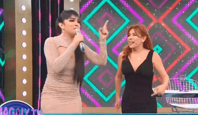 Daniela Darcourt envía letal mensaje a Yahaira Plasencia y baila el "Totó" en vivo