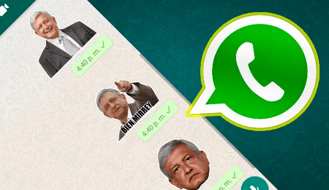 WhatsApp: estos son los divertidos stickers de AMLO que miles de mexicanos ya usan [FOTOS]