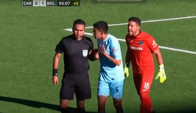 Liga boliviana: VAR inexistente en el Bolívar vs. Always Ready: Foto: captura de video.