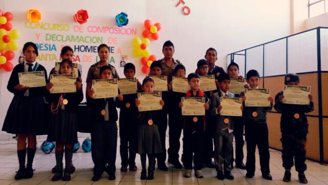 Realizan concurso de declamación en honor a Santa Rosa de Lima