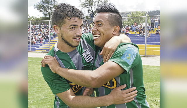 Reencuentro. Costa y Cueva jugaron juntos en Alianza Lima durante la campaña 2015. Foto: difusión