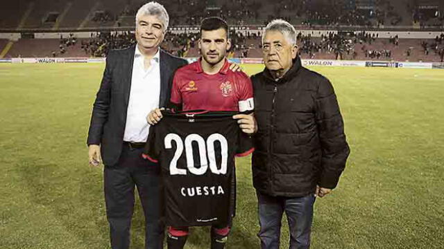 Bernardo Cuesta llegó a los 200 partidos con Melgar