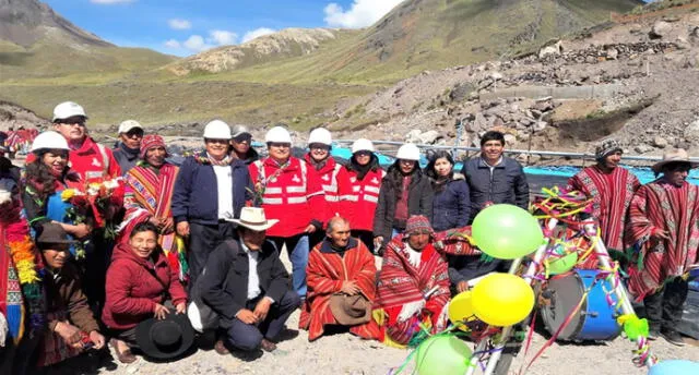 Reinician represamiento de la laguna Quilca en Cusco