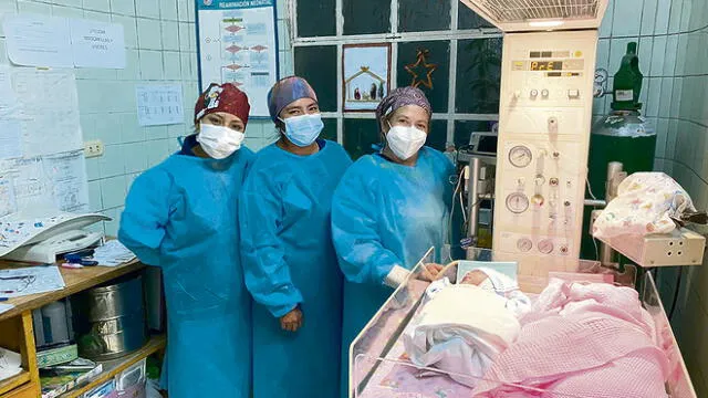 llegaron juntos. Una niña y un niño nacieron en el Hospital Goyeneche de Arequipa, son los primeros del año 2021. Coincidieron en el horario.