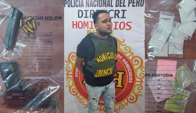 El sospechoso fue ubicado nada menos que en la avenida España 323, Cercado de Lima, frente a la puerta de entrega de alimentos para detenidos. Foto: PNP/Composición LR