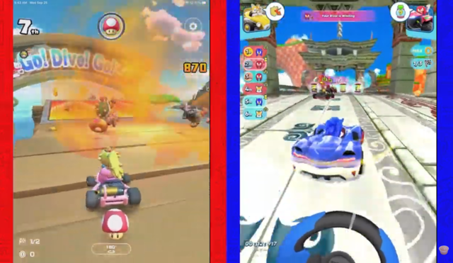 Mario Kart Tour vs Sonic Racing ¿Cuál es mejor?