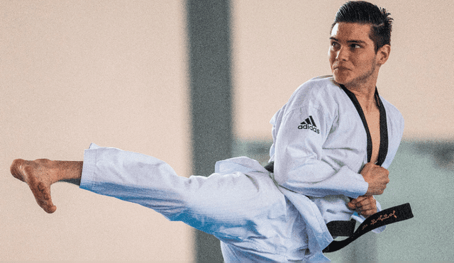 Hugo del Castillo consiguió la medalla de plata en los Juegos Panamericanos Lima 2019 en taekwondo-poomsae. | Foto Rodolfo Contreras (Líbero)