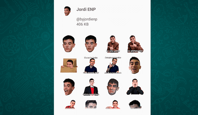WhatsApp: así es como podrás conseguir los geniales y nuevos stickers de 'Jordi ENP'  [FOTOS] 
