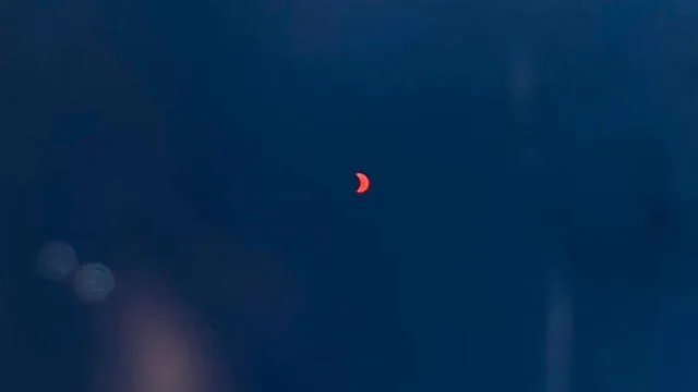 Eclipse solar 2019. Créditos: Twitter.