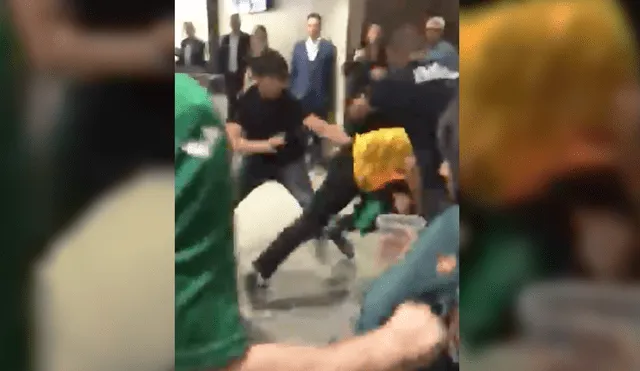 McGregor vs Khabib: fans se agarraron a golpes en el coliseo tras UFC 229 [VIDEO]