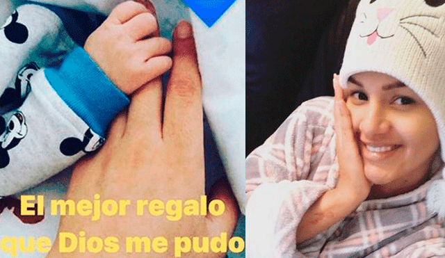 Instagram: Katty García revela por qué no cuelga fotos de su bebé