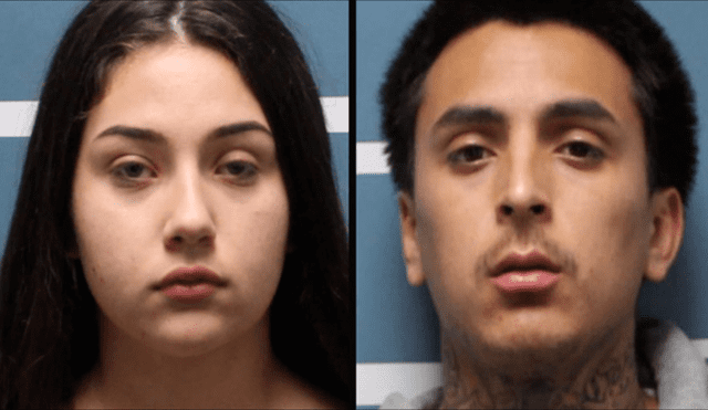 Ezequiel Ramírez, de 23 años, y Jasmine Blase, de 18, son acusados de abuso infantil: Foto: Difusión