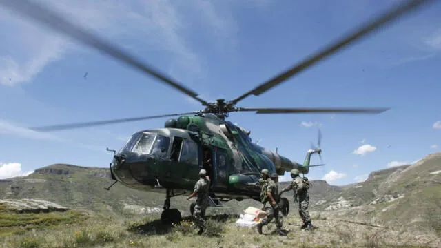 Dos muertos y cuatro heridos deja caída de helicóptero en Bagua