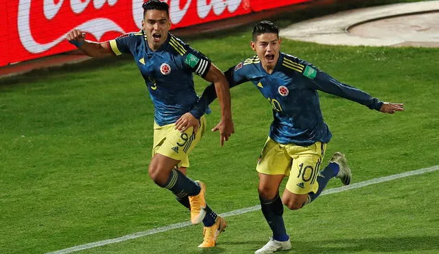 Colombia empató de visita en Chile y sumó un punto en las clasificatorias al Mundial de Qatar. Foto: EFE