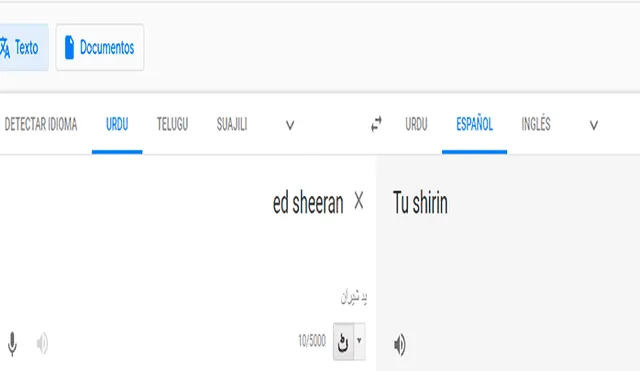 Google Translate: Fan escribe 'Ed Sheeran' en traductor y obtiene inquietante resultado [FOTOS]
