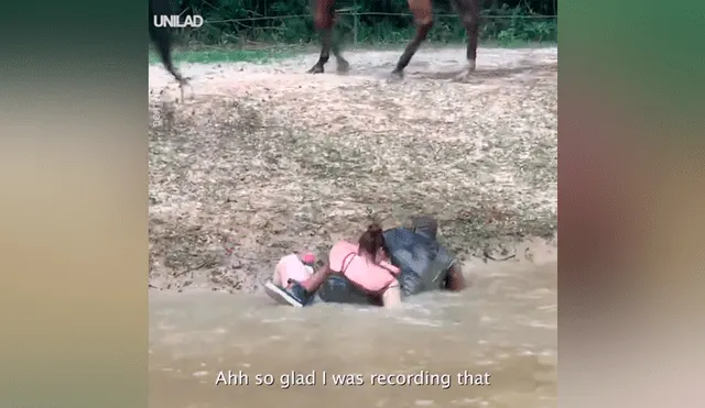 Facebook viral: pareja monta un caballo salvaje, sin imaginar que sufrirían terrible accidente [VIDEO] 