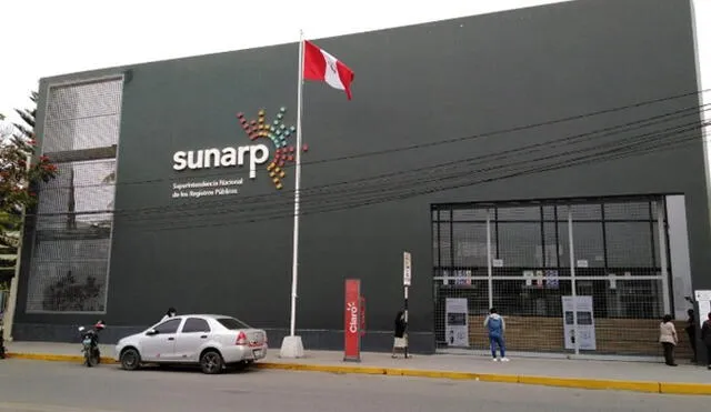 Instalaciones de Sunarp en Chiclayo.