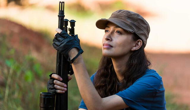The Walking Dead: la actriz Christian Serratos, 'Rosita', debuta como mamá|FOTOS 