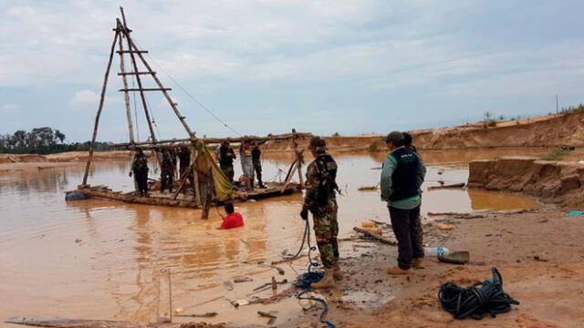 Destruyen campamento minero en zona de amortiguamiento de la reserva de Tambopata