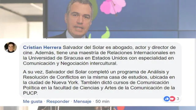Esto piensan los peruanos de Salvador del Solar elegido como Primer Ministro [FOTOS]