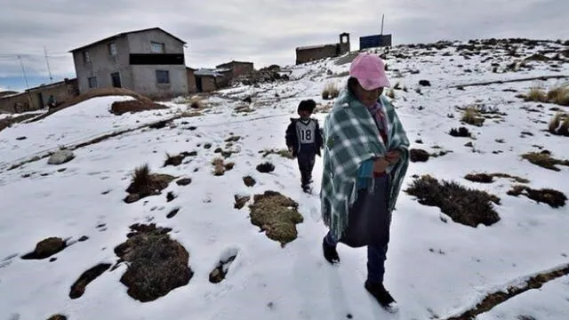 Tacna registra las temperaturas más bajas en el sur del país
