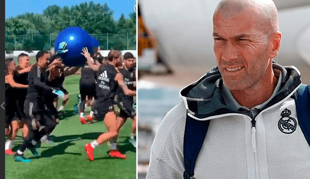 Real Madrid se prepara para la temporada 2019-20 con peculiar entrenamiento grupal.