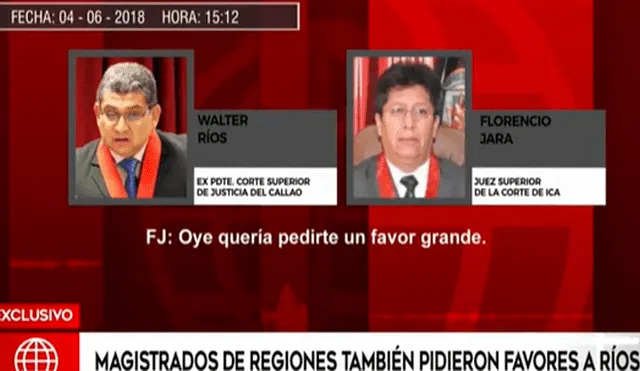 Walter Ríos favoreció a recomendados de magistrados de alto rango [VIDEO]