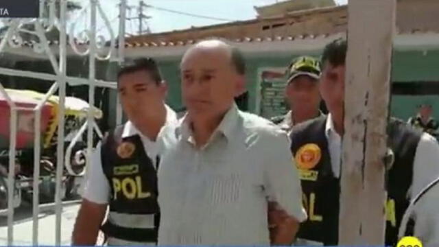 Piura: Policía detuvo a hombre que le dio de comer vidrio molido a su pareja [VIDEO]