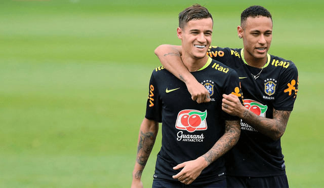 Neymar 'aprueba' la llegada de Coutinho al PSG