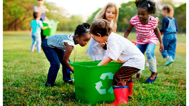 Más del 70% de niños están interesados en el cuidado del medio ambiente, según estudio. Foto: Difusión