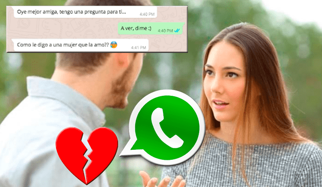 Vía WhatsApp: mira con un joven es enviado a la 'Friendzone' por su amiga [FOTO]