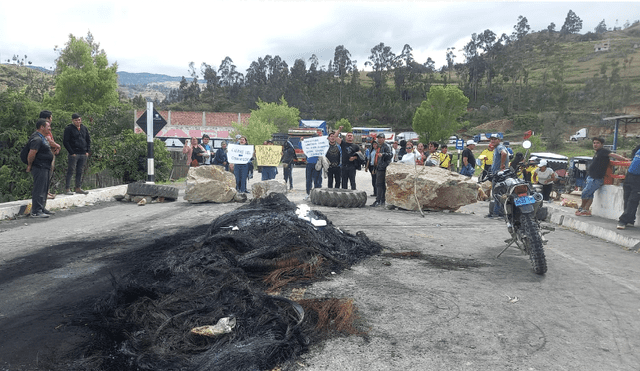 El dirigente alertó sobre el bloqueo de las carreteras. Foto: Chotainfo