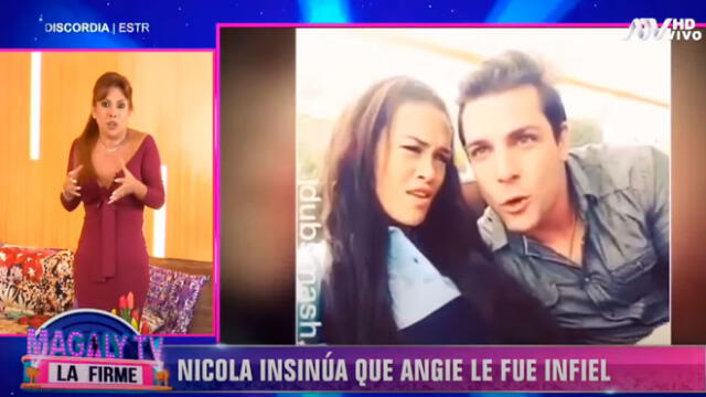 Magaly Medina se pronuncia sobre declaraciones de Nicola Porcella donde revela que fue víctima de una infidelidad  Foto: captura de ATV