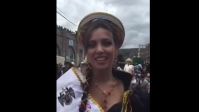 Recuerdan coreografía de Rosángela Espinoza en Fiesta de la Candelaria [VIDEOS]