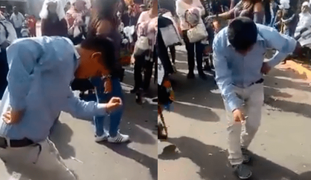 Facebook viral: sorpresa por hombre que retó a bailarines en pasacalle de Jauja [VIDEO]