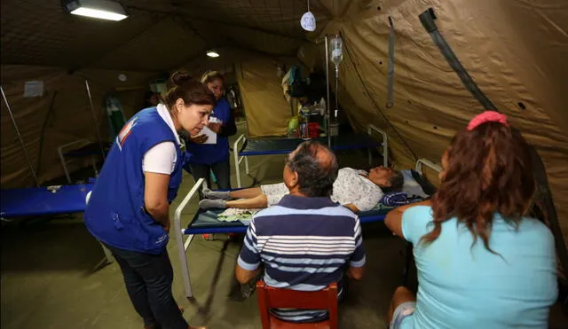  Denuncian falta de medicinas y uso de ambientes inadecuados en Hospital de Campaña de Huarmey 