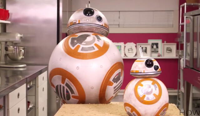 Día Star Wars: Aprende como preparar un pastel en forma de BB-8
