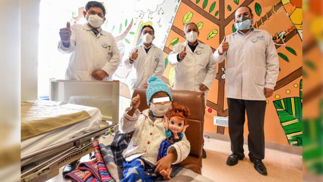 Operan tumor a niña de 4 años en el INSN San Borja | Créditos: difusión / INSN - SB