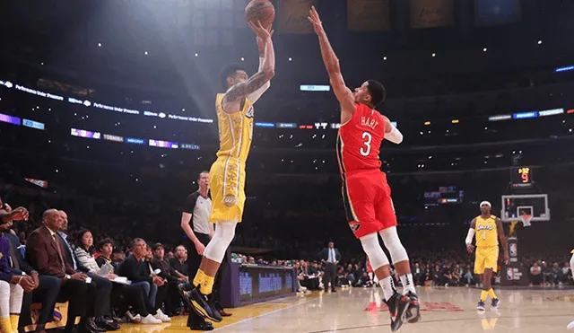 Los Lakers derrotó a Pelicans por 123 a 113. Su próximo encuentro será con los Pistons. (Foto: Twitter Los Lakers)
