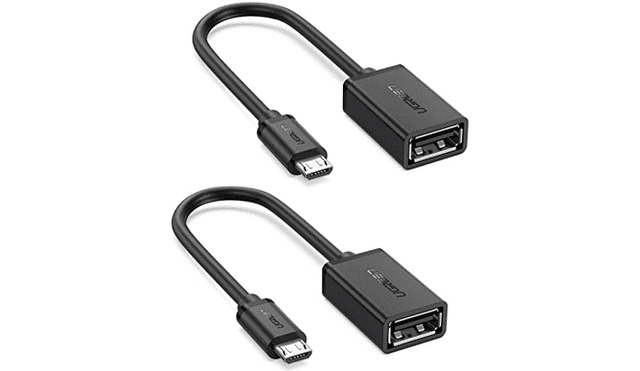 Necesitas un cable USB OTG. Foto: Amazon.