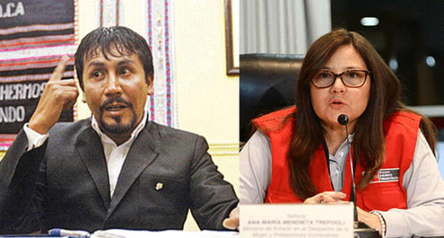 Ministra de la Mujer pide investigar a Cáceres Llica por denuncias de violación