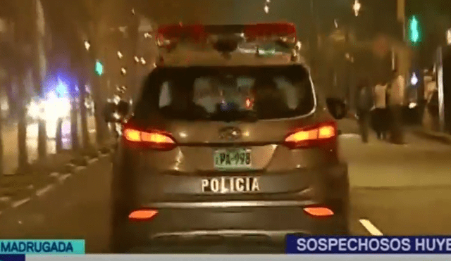 Cercado de Lima: difunden impactante video de persecución policial