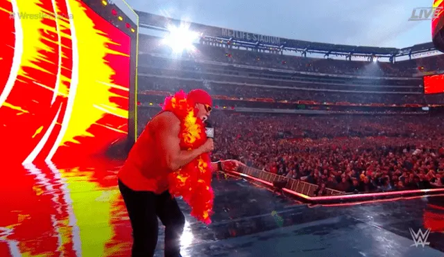 WrestleMania 35: Hulk Hogan alborotó el MetLife Stadium y armó el show [VIDEO] 