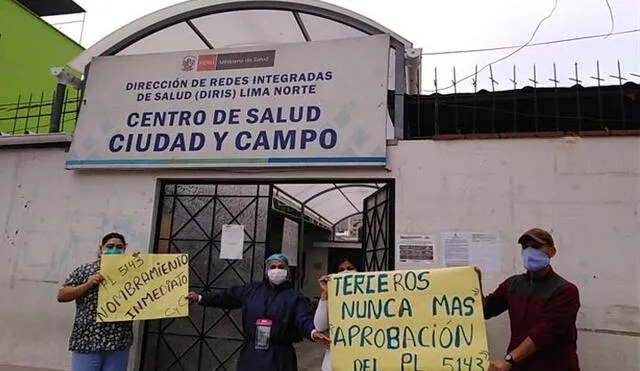 Médicos de la Diris Lima Norte reclaman mejores condiciones laborales | Créditos: difusión