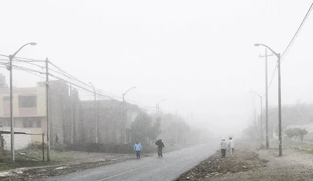 Lluvias y neblina afectan región Arequipa
