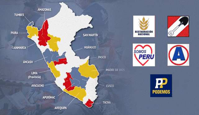 Elecciones 2018: Así queda el mapa político en las regiones tras segunda vuelta
