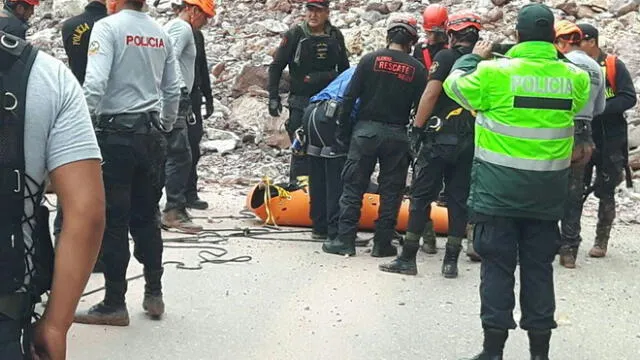 Cusco: Hallan cuerpo de mujer sepultada por deslizamiento de tierra