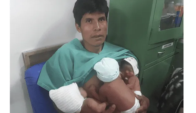 Huancayo: Padres de trillizos piensan en candidatos políticos como padrinos para sus bebés