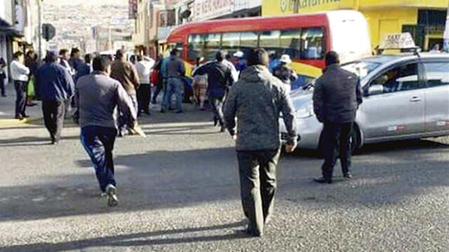 Paralización de transporte en Tacna afectó a escolares